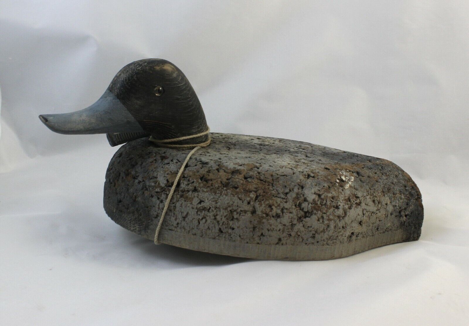 Vintage L.L. Bean Cork Bluebill Decoy--Soule Design, Cabin Vintage L.L. Bean Cork Bluebill Decoy--Soule Design, Cabin