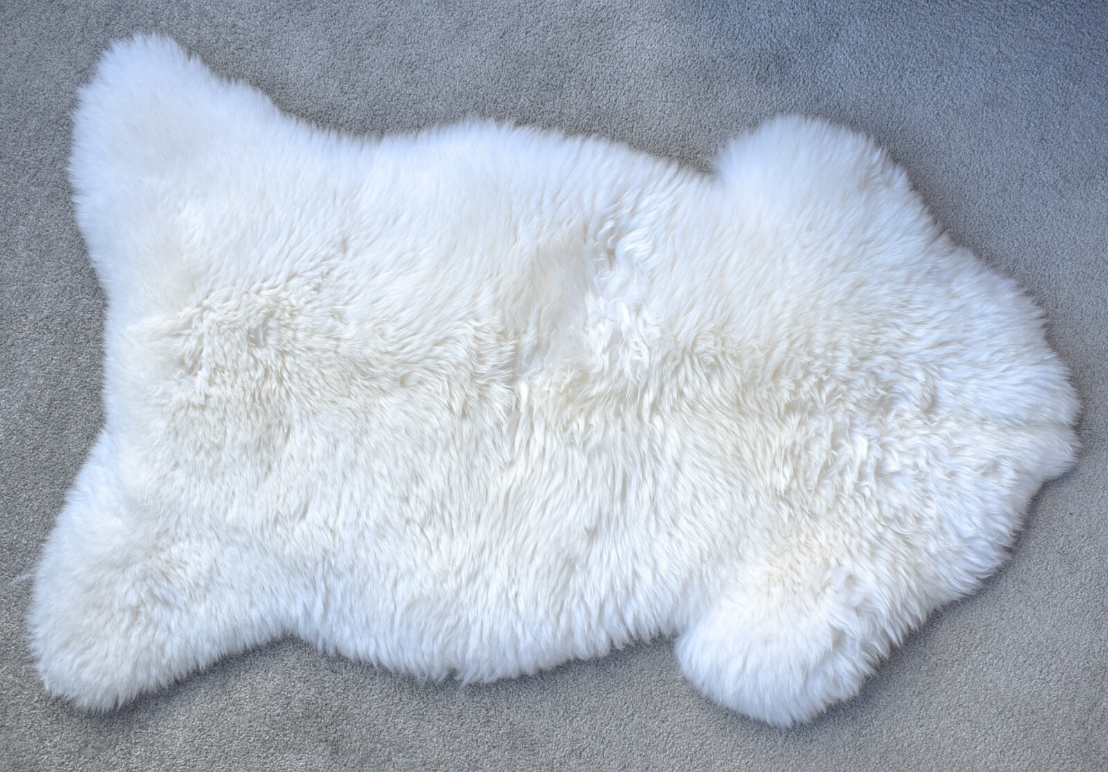 Sheepskin Lambskin Rug Rugs Thick Real Wool Creamy White Lamb Skin