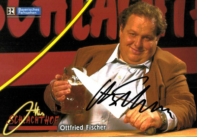 Ottfried Fischer * Original Signature on Card- A 253-a