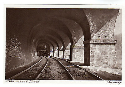 Weinxetteland Tunnel - Semmering Photo Postcard c1926