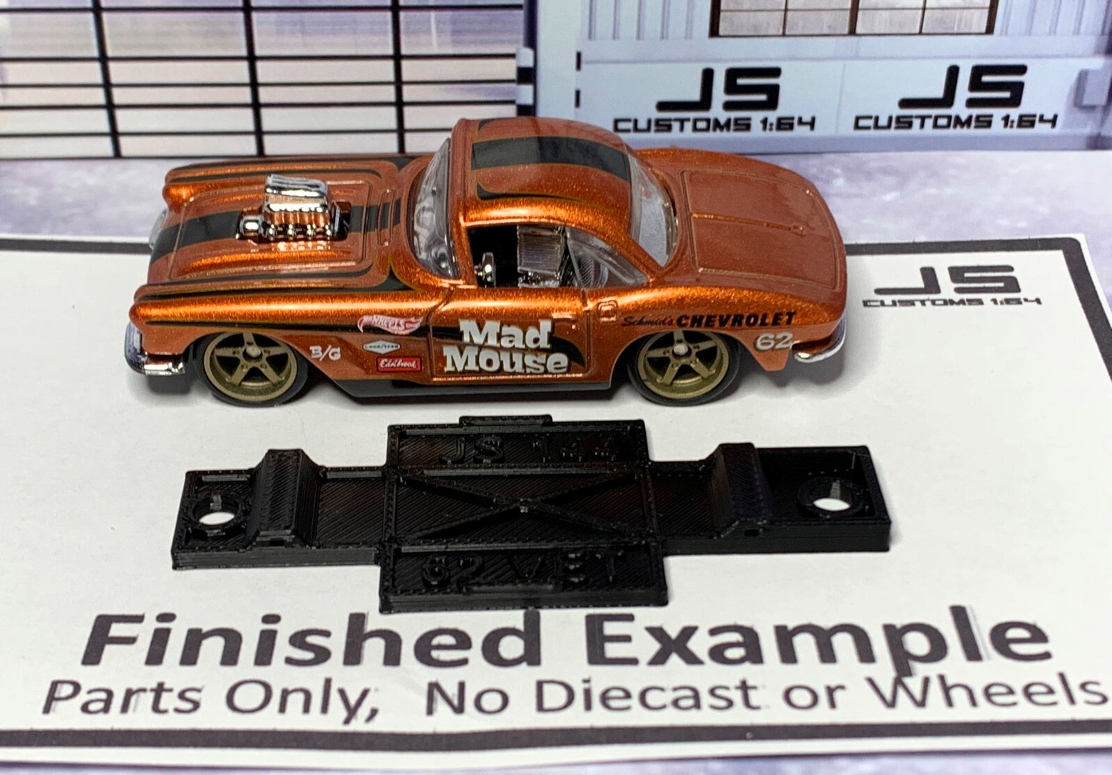 Hotwheels STH 90 ‘62 Corvette gasser Hot Wheels 2025 Super Treasure Hunt STH # 1962 Corvette