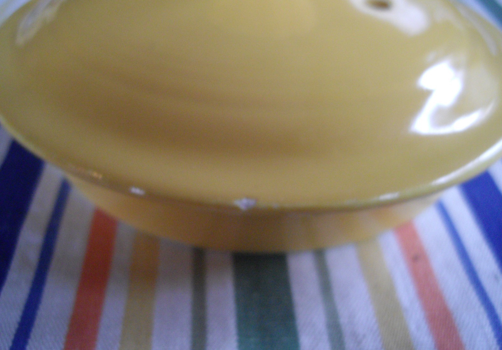 Vintage Fiesta YELLOW  Large Teapot Tea Pot Lid ~