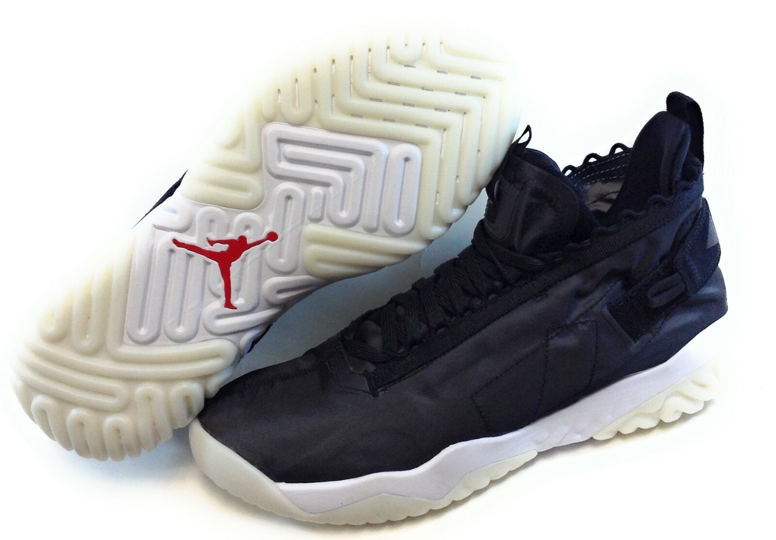Mens Nike Jordan Proto React BV1654 001 Black White Sneakers Mens Nike Jordan Proto React BV1654 001 Black White Sneakers