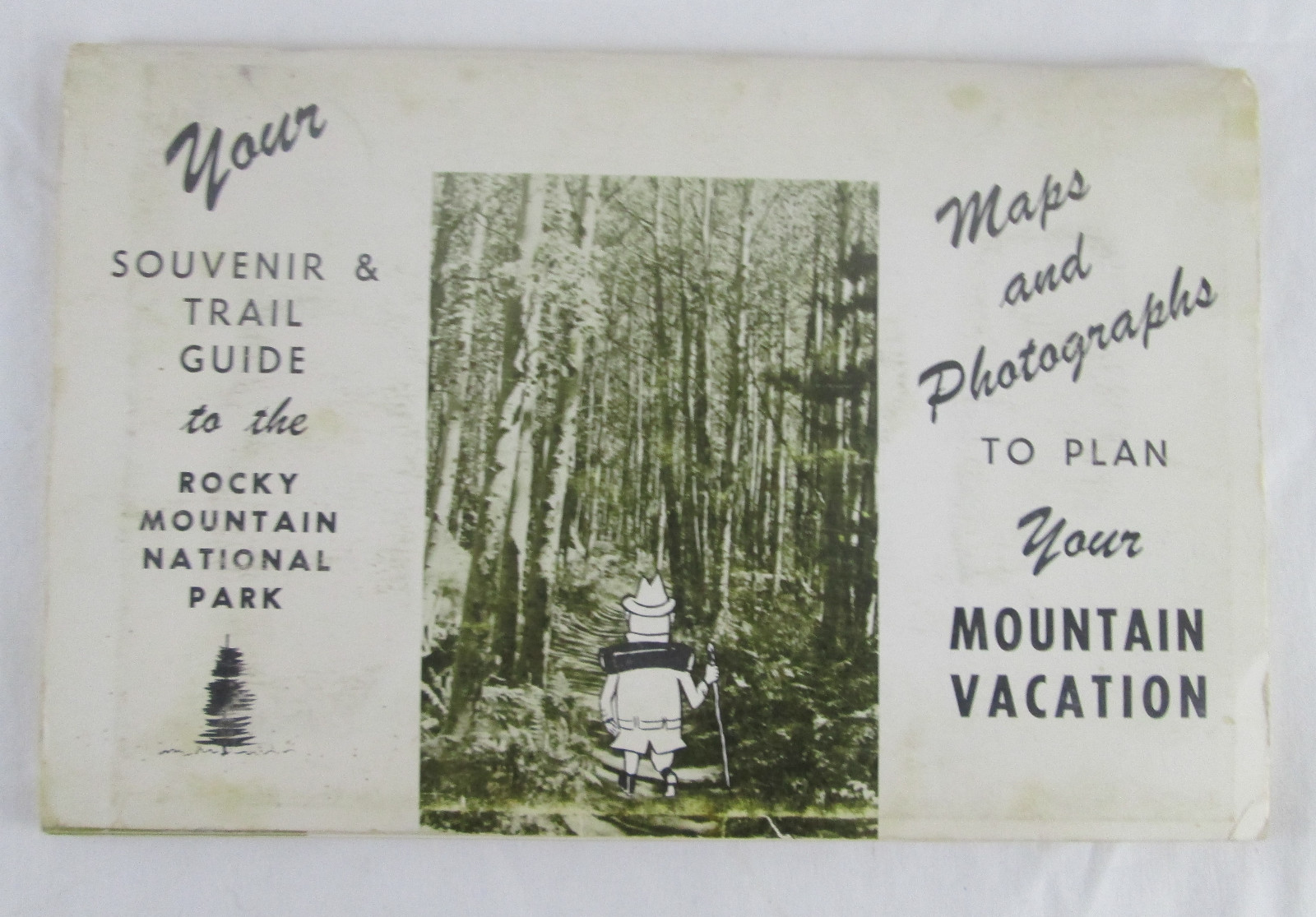 Vintage 1970 Rocky Mountain Trails National Park Guide Photographs Souvenir