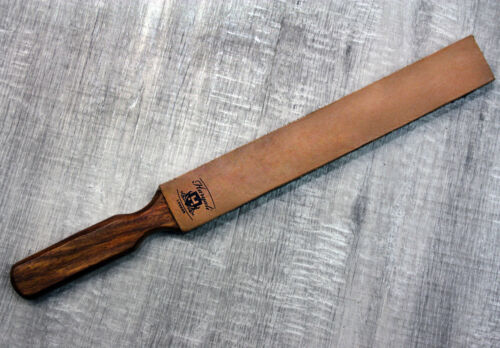 Hunting Leather Barber STROP Straight RAZOR & Knife Sharpening Shave Strap NEW!