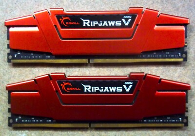 G.Skill Ripjaws V Series 32GB (2x16GB) DDR4 RAM 3600MHz (F4-3600C19D-32GVRB)