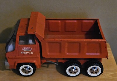 tonka dump truck vintage Orange Steel