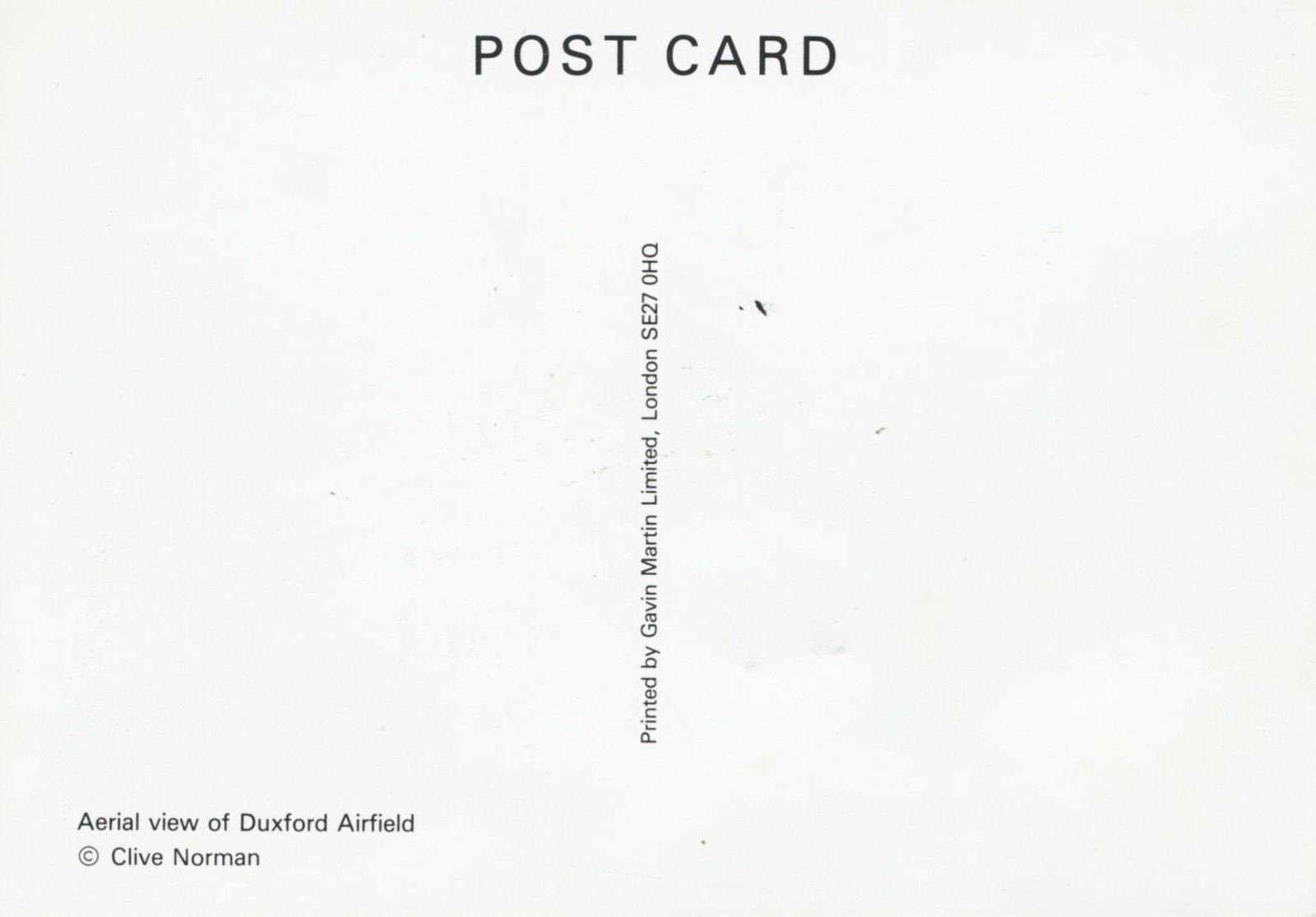 Duxford Airfield Airport Aerodrome Aerial Cambridge England UK Postcard D23