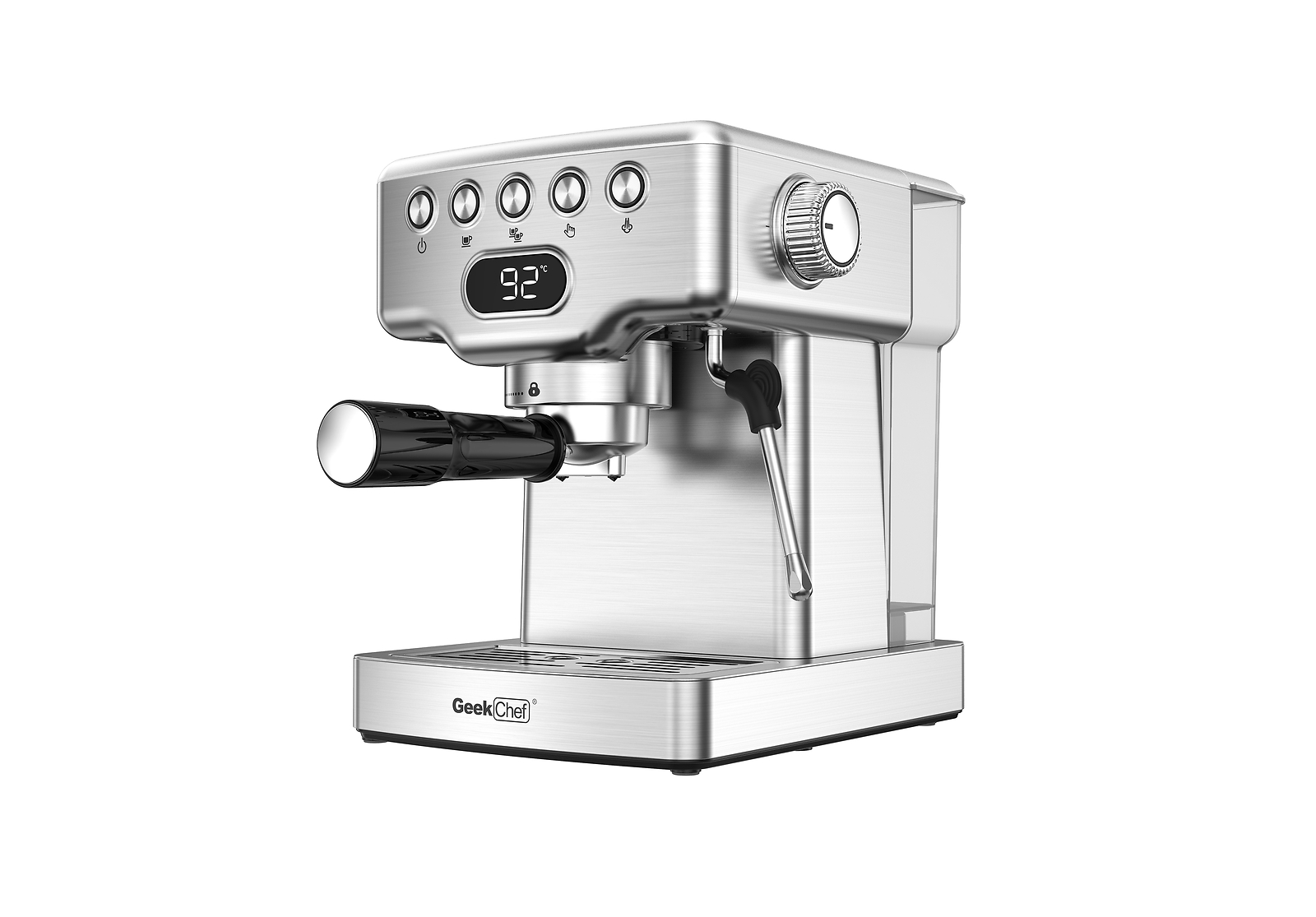 With Milk Frother Wand 20 Bar Pump Pressure 1.8l
