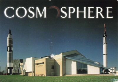 Postcard NASA Space Cosmosphere Rockets Apollo 13 Command Module Mercury Gemini
