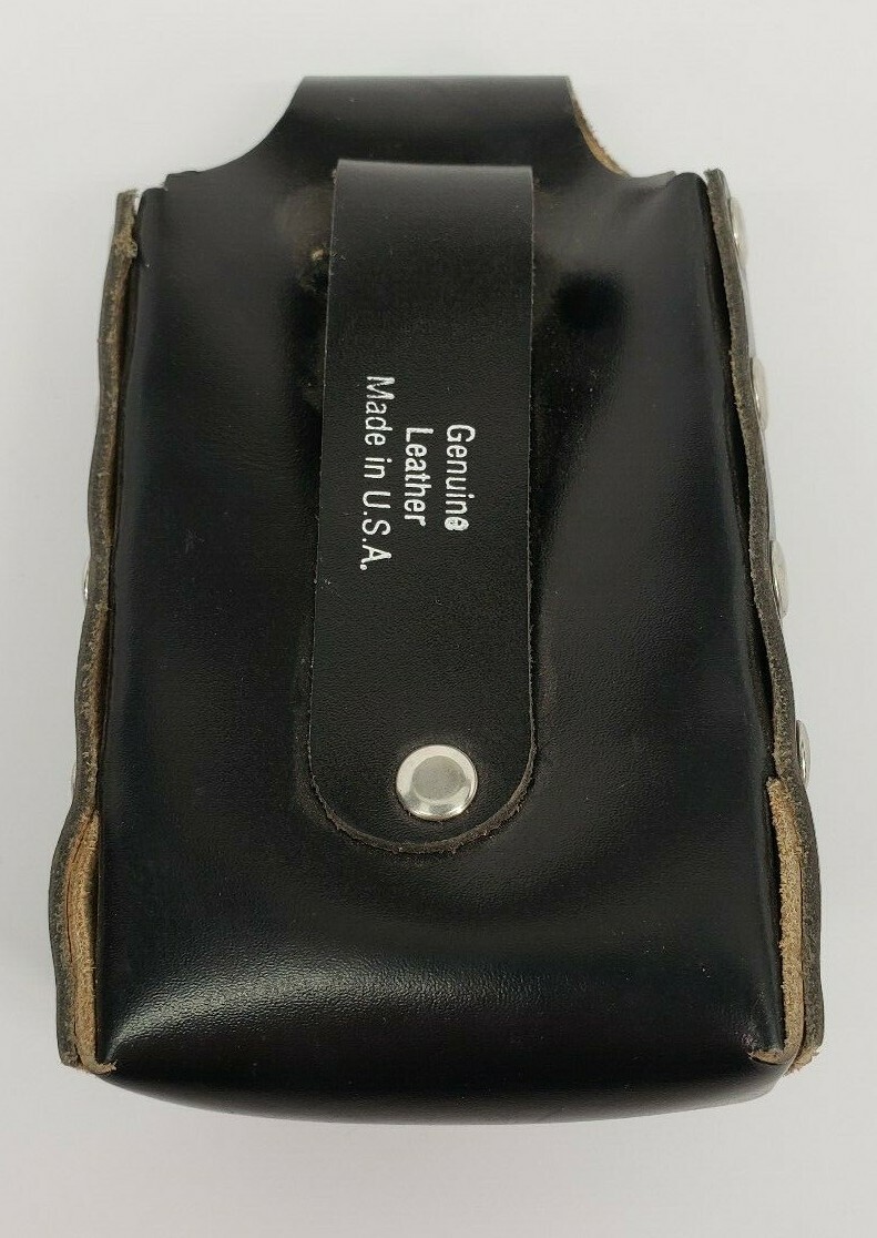 Gorgeous Hot Woman Real Genuine Leather Belt Pouch (Black) - FREE SHIPPING USA!