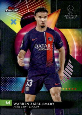 WARREN ZAIRE-EMERY 2023-24 Topps UEFA Finest Club Competitions #81 Soc ID:102852
