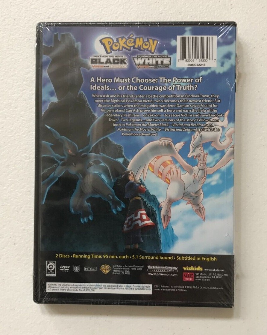 Pokemon the Movie: Black/Pokemon the Movie: White (DVD, 2