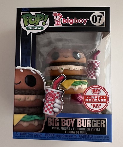 Funko Pop Digital Big Boy 07 Big Boy Burger Limited Edition