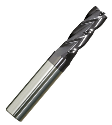5mm 4 Flute Single End TiALN Coated Carbide End Mill, 16mm Length of Cut, USA