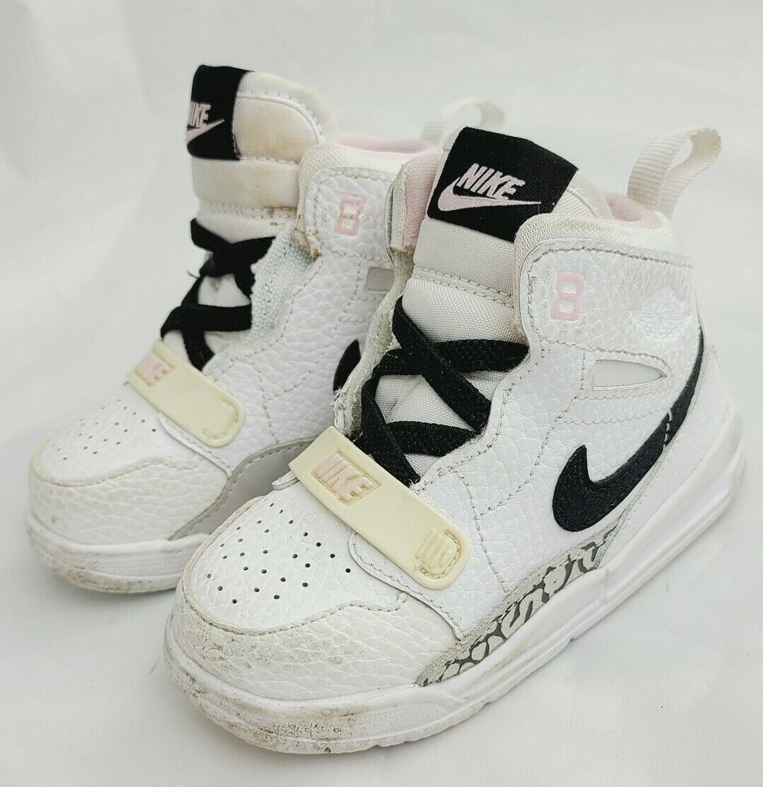Nike Jordan Legacy 312 (TD) Mid White/ Black-Pink Foam