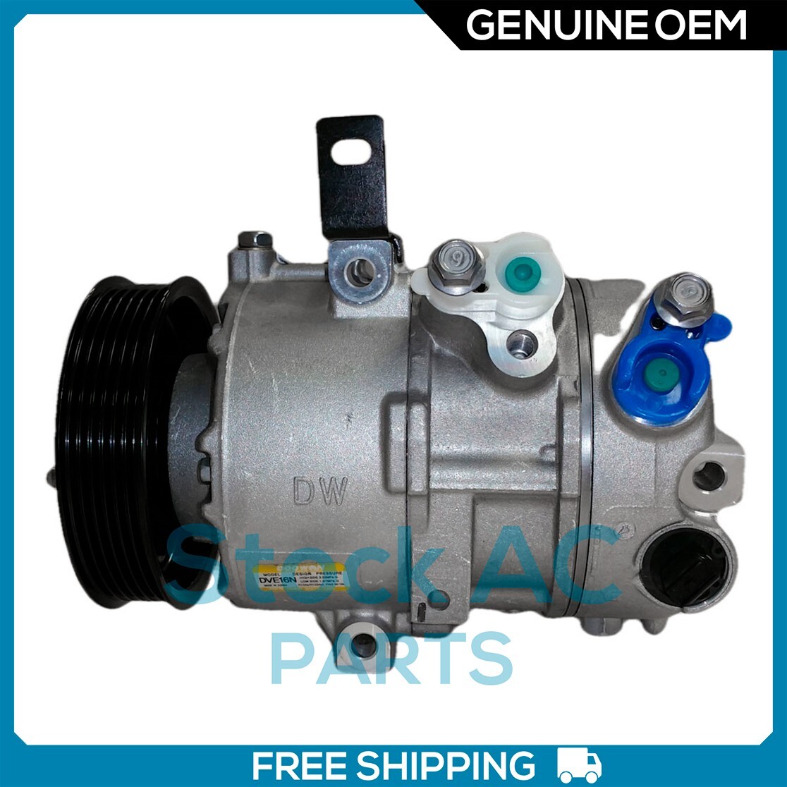New OEM A/C Compressor for Hyundai Tucson 2.0L - 2017 2018 - OE# 97701D3201 QR - Picture 1 of 7