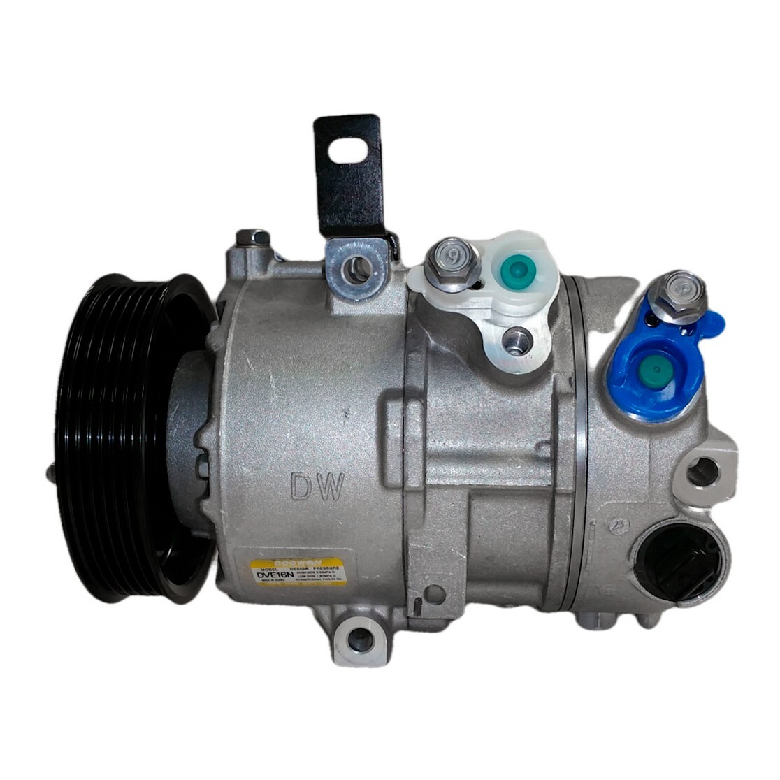 New OEM A/C Compressor for Hyundai Tucson 2.0L - 2017 2018 - OE# 97701D3201 QR - Picture 2 of 7