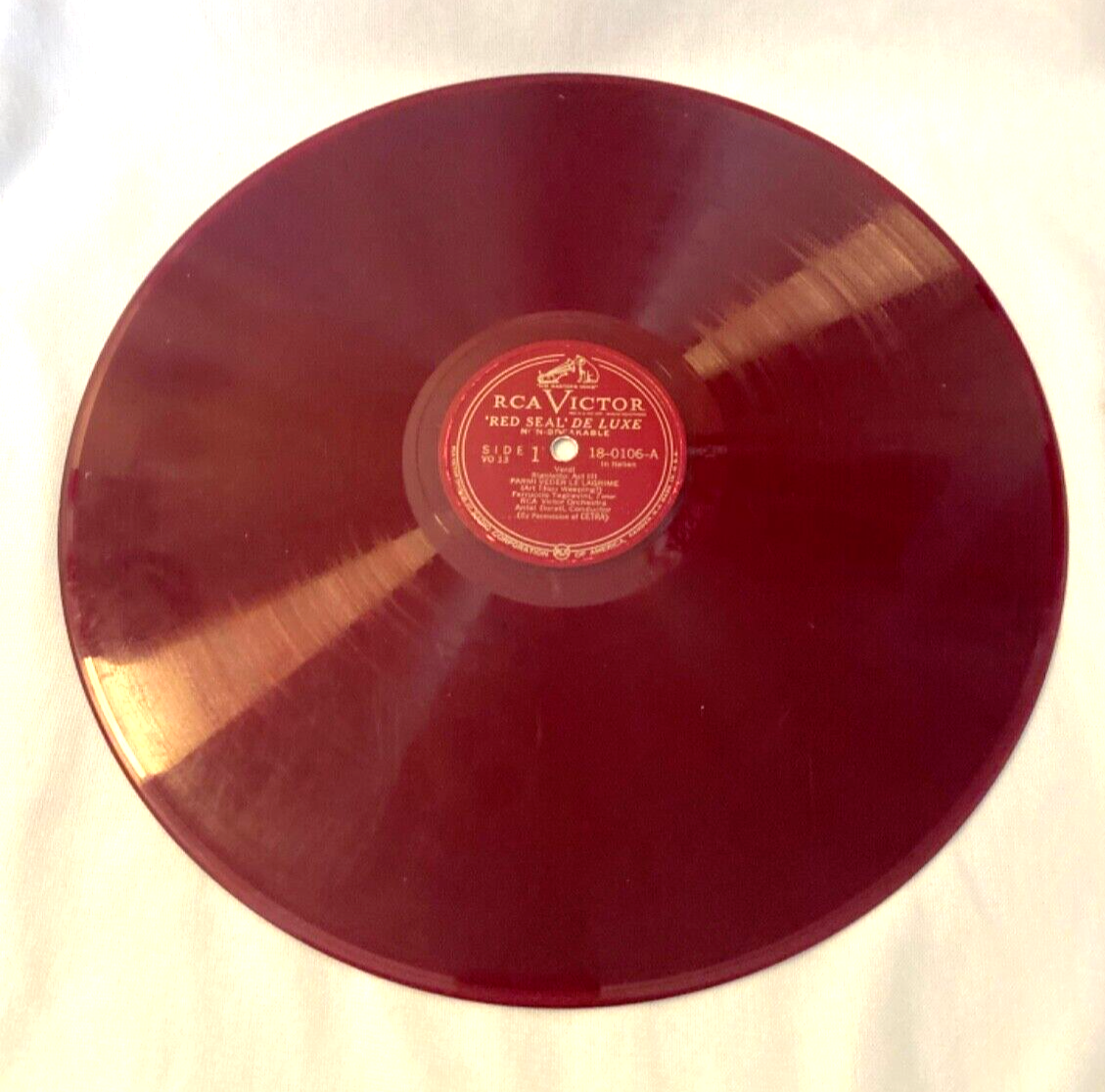 RCA Victor Red Seal Records Chopin Waltzes 45 RPM Red Vinyl