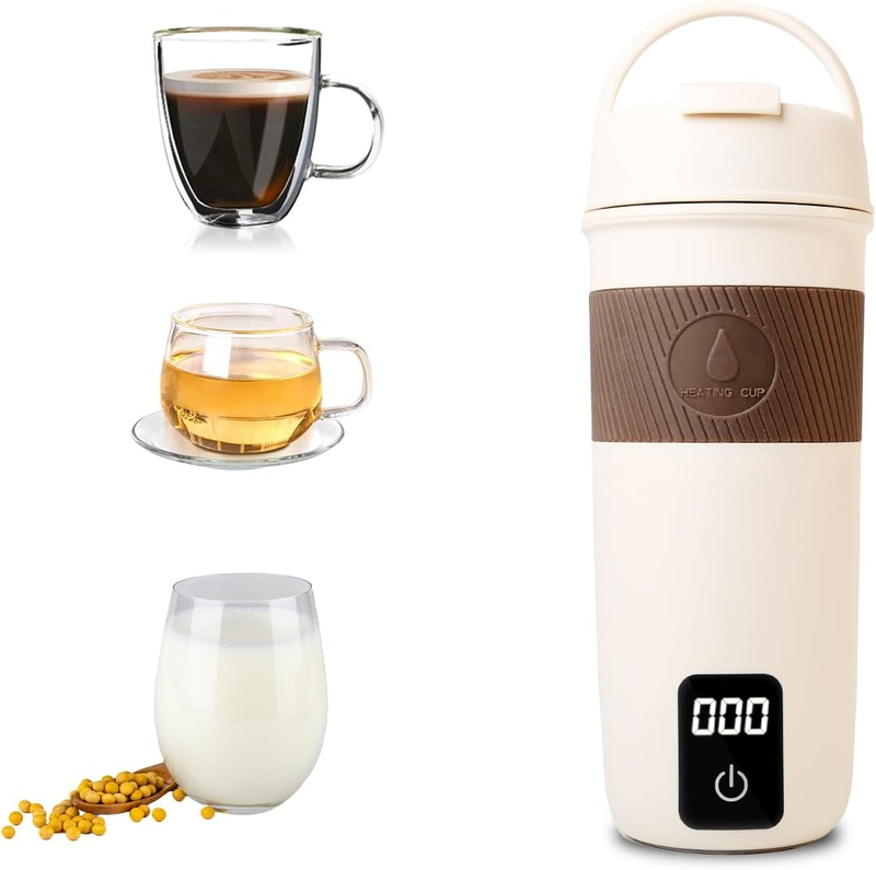 Electric Travel Kettle, 350ML Portable Water Boiler with Tem