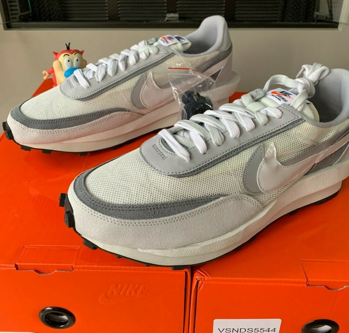 ろんどんNike Sacai LD Waffle Summit White Nike x SACAI LDWaffle Summit White REVIEW & On Feet - YouTube