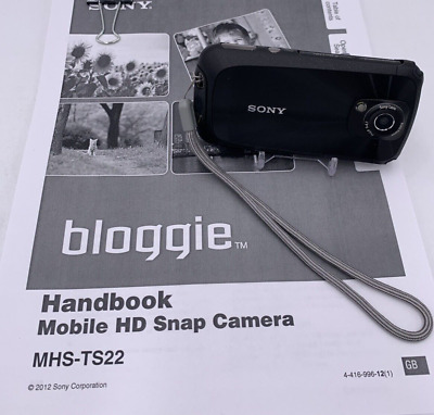Sony Bloggie MHS-TS22 Sport Mobile HD Snap Camera Camcorder 4GB Manual