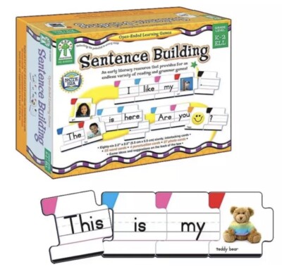 Carson Dellosa-Key Education-Sentence Building-Learning Game Open Ended Learning