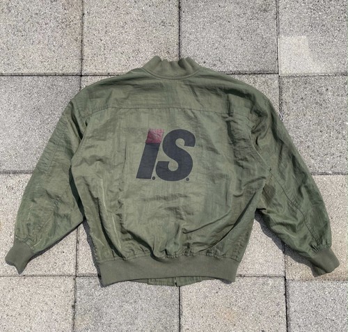 Issey Miyake Vintage IS sport MA1 bomber jacket olive green Issey Miyake Vintage IS sport MA1 bomber jacket olive green