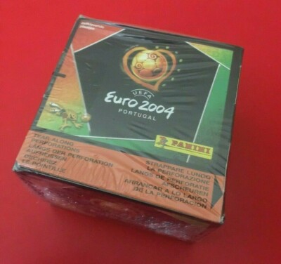 Panini EURO 2004 Sealed Box 50 Packets Pack Look for Ronaldo Euro Rookie Sticker