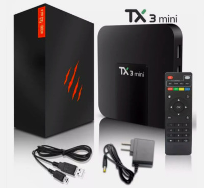 TX3 Mini Android 9 TV Box Quad Core HD 4K Media Stream Player  WiFi 2+16 - x96