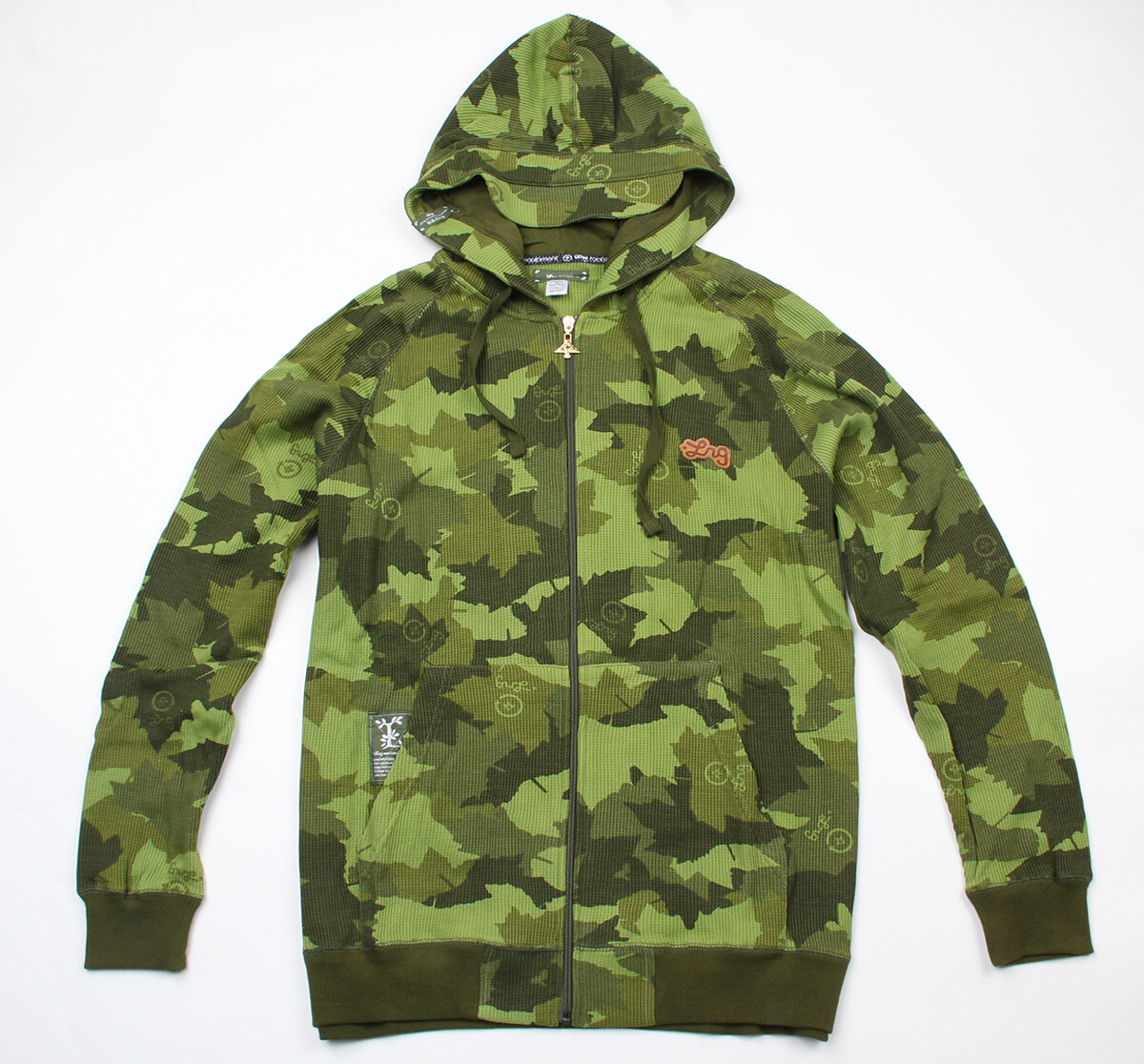 トップス starteam FULL ZIP HOODIE GREEN CAMO starteam FULL ZIP HOODIE GREEN CAMO