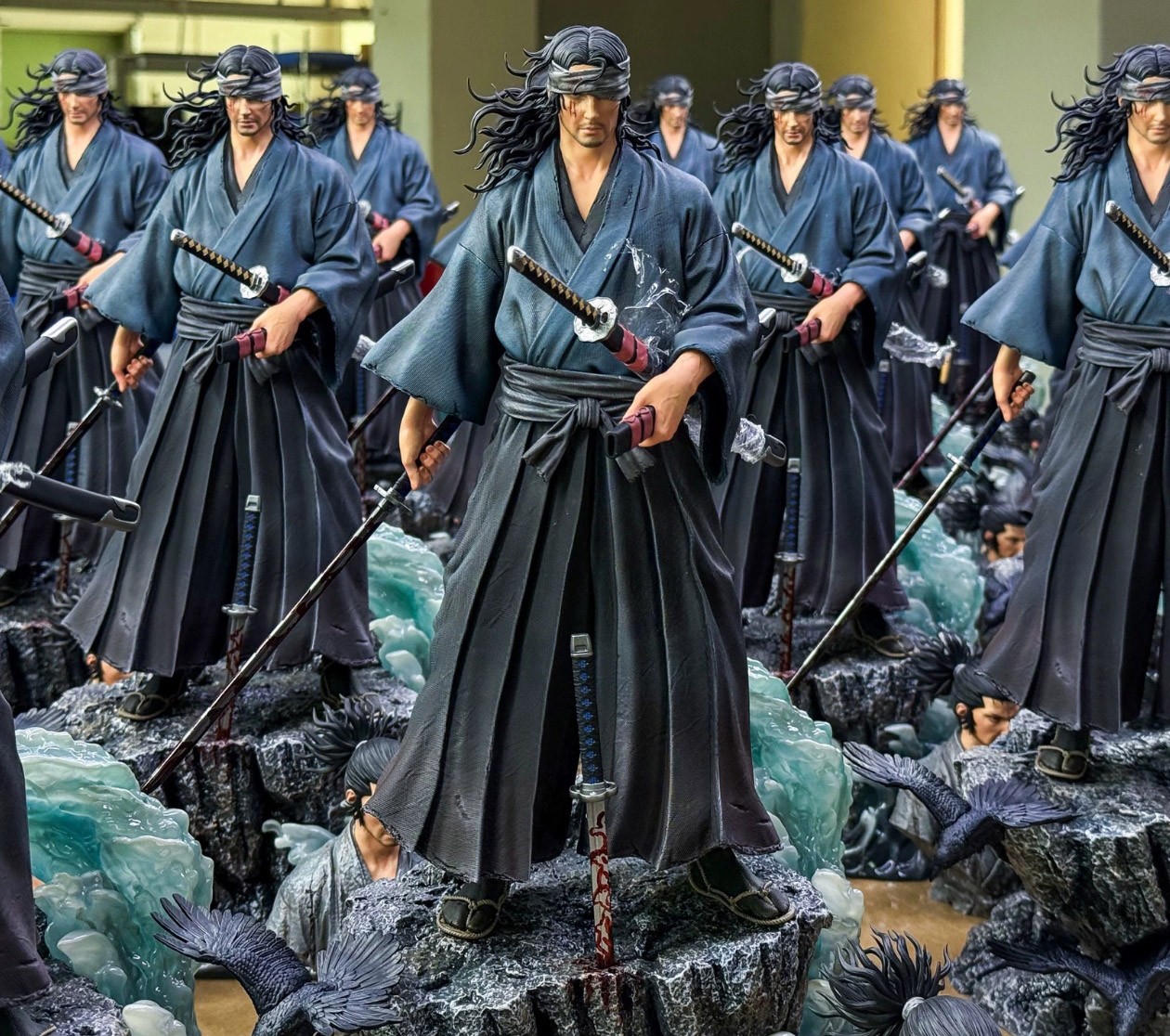 Miyamoto Musashi Resin Mask Studio Collectibles Model 1/6 42cm | eBay