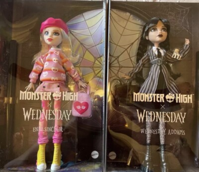 Monster High Wednesday Addams & Enid Sinclair Doll New In Hand 2024 SOLD OUT