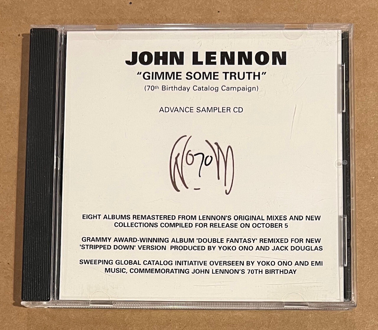 John Lennon - Gimme Some Truth RARE promo advance CDr '10 | eBay