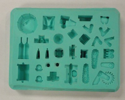 Hirst Arts #330 Sci-Fi Robots A Plaster Casting Miniatures Mold HIR328 Robot