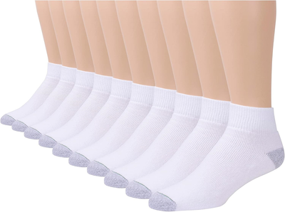 Burlington Comfort Power Mens Quarter Sock 10 Pair Pack