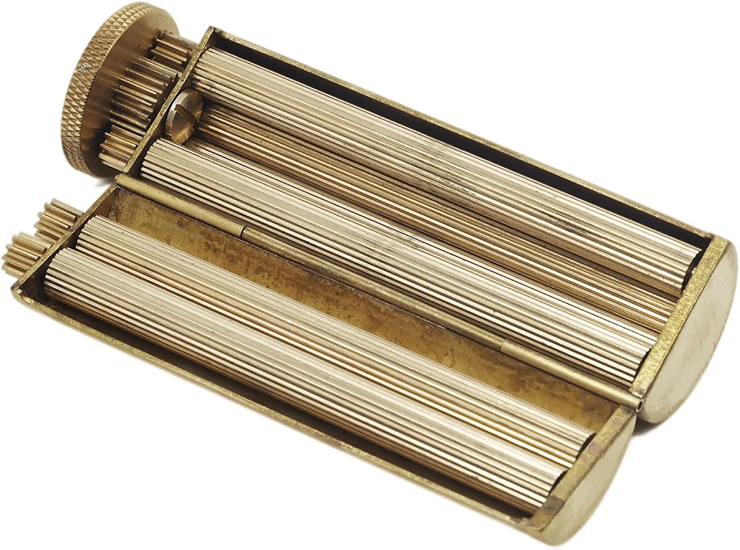 Vintage Cigarette Roller – Beautiful Brass Manual Roller 