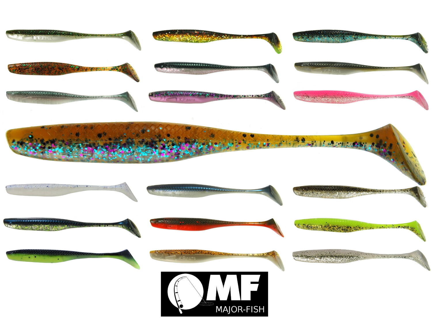 K.P Baits Lazy Shad Gummifisch 4