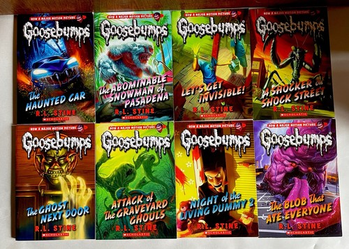 The Goosebumps Collection 8 Books and Special Bookmark Box set by