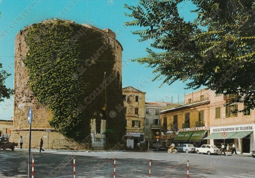 Alghero Torre di porta Terra NEGOZI Casa del corallo Sassari Cartolina - Picture 1 of 2