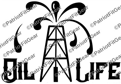 Oil Life,Oilfield Worker,Roughneck,Rig Life,Oil Rig,Derrick,Sticker,Vinyl Decal