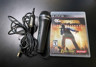 Def Jam Rapstar - Sony PlayStation 3- 2010 with Konami Microphone