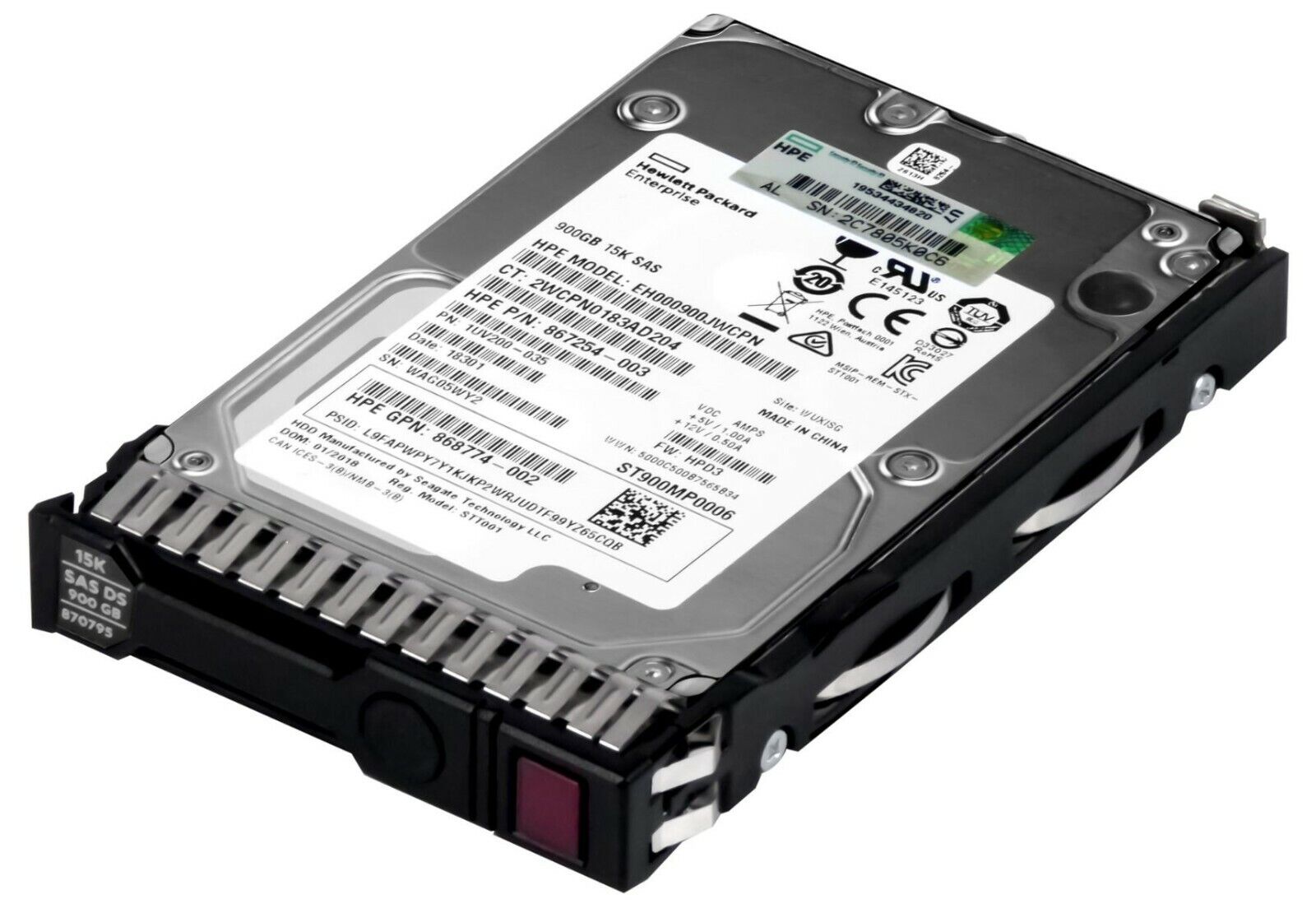 Hp Eh000900jwcpn 867254-003 900gb 15000u/min 256mb Sas3 Hp Eh000900jwcpn 867254-003 900gb 15000u/min 256mb Sas3