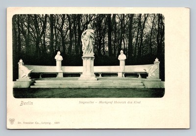 Siegesallee Markgraf Heinrick das Kind Berlin,DE Germany Vintage Postcard