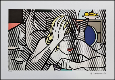ROY LICHTENSTEIN * Thinking Nude * signed lithograph*Kunstdruck*limited # 31/150