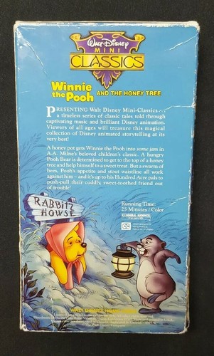 Winnie the Pooh and the Honey Tree (VHS, 1991)