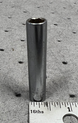 Snap-On 1/4'' Drive 9/32'' 6 Point Deep Socket STM9 SAE USA
