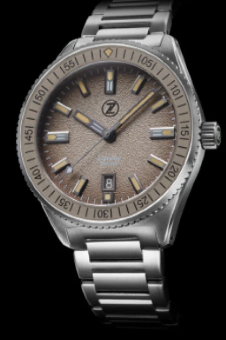 Pre-owned Zelos Blacktip 200m Gmt Coal Black 41mm Watch - Dealer & Warranty