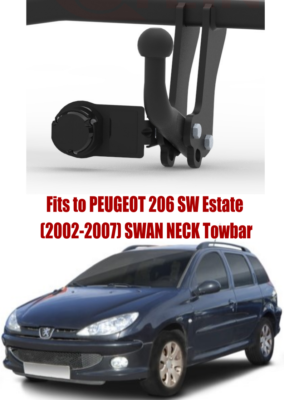 Peugeot 206 towbar for cheap sale