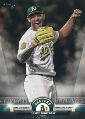 2018 Topps Update Salute #S-38 Sean Manaea Oakland Athletics